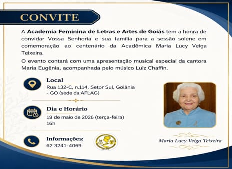 Centenário da Acadêmica Maria Lucy Veiga Teixeira