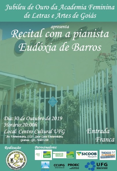 Recital com a pianista Eudóxia de Barros