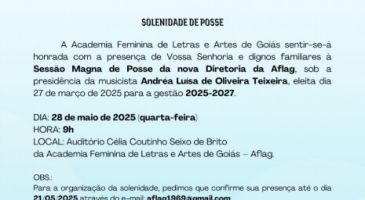Sessão Magna de Posse da Nova Diretoria
